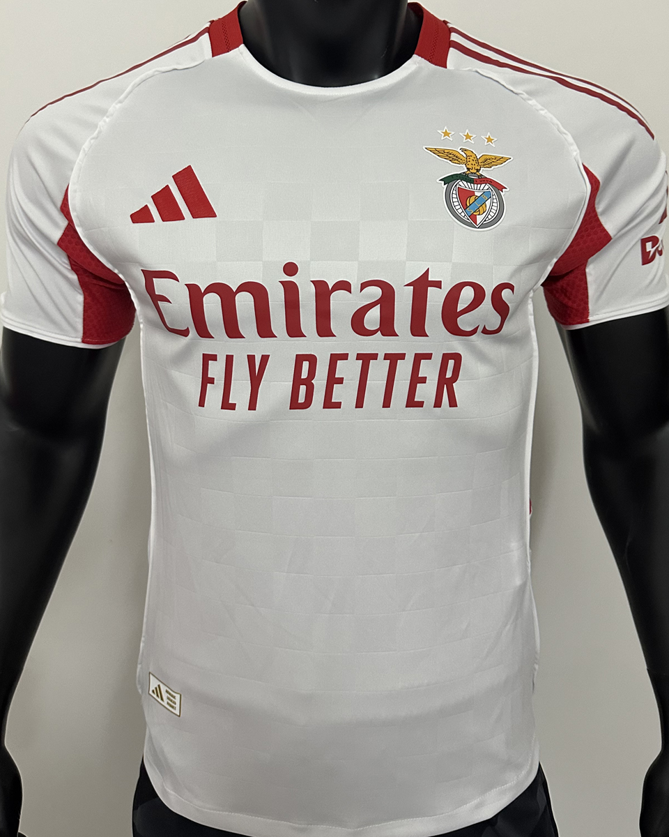 2025/26 Benfica Tercera White Versión Jugador