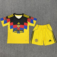 2025/26 Club America Home Yellow Kids Soccer Jersey