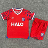 2025/26 Ipswich Town Away Red Kid Soccer Jersey