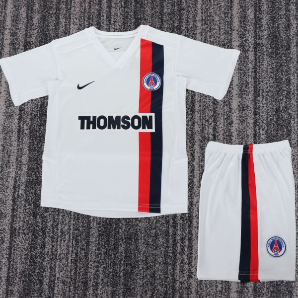 2002/2003 PSG Away Retro Kids Soccer Jersey