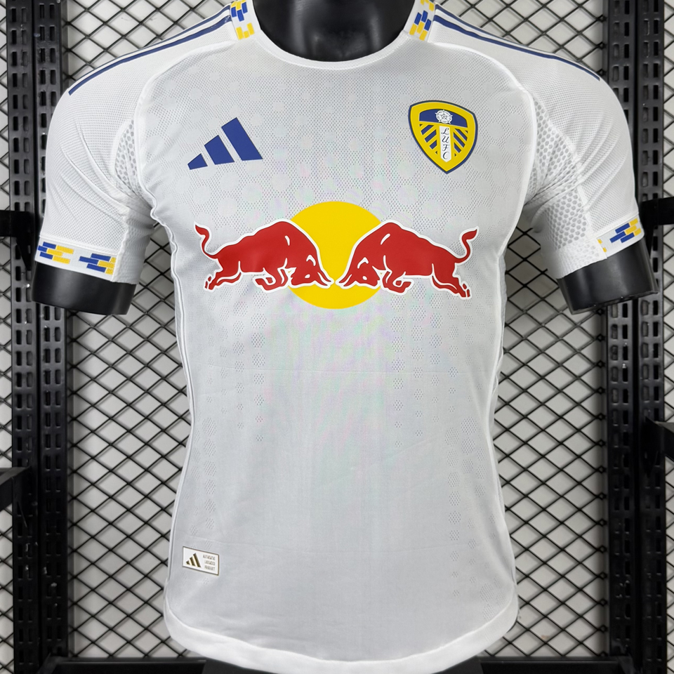 2025/26 Leeds United Local White Versión Jugador