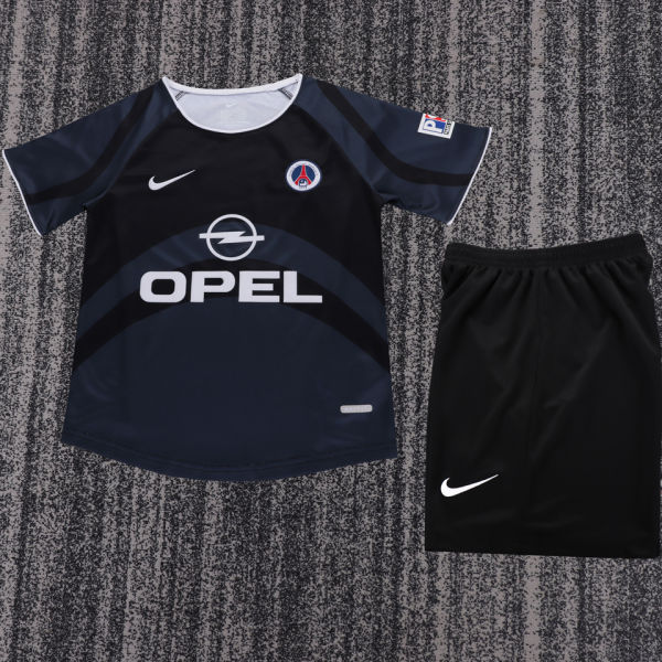 2001/2002 PSG Third Retro Kids Soccer Jersey