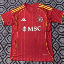 2025/26 Servette FC Home Red Fans Soccer Jersey 塞尔维特