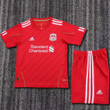 2010/2011 LFC Home Red Retro Kids Soccer Jersey