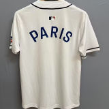 2025/26 PSG White Baseball T-Shirt
