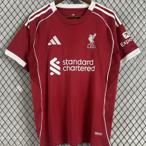 2025/26 LFC Home Red Fans Soccer Jersey 背有97标
