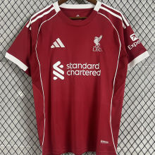 2025/26 LFC Home Red Fans Soccer Jersey 背有97标