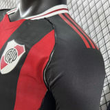2025/26 River Plate Away Player Version Long Sleeve Jersey  长袖胸前空白版