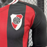 2025/26 River Plate Away Player Version Long Sleeve Jersey  长袖胸前空白版