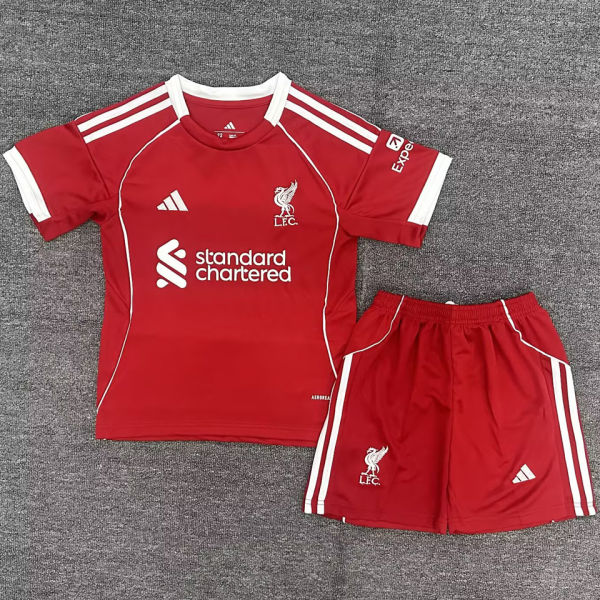 2025/26 LFC Home Red Kids Soccer Jersey