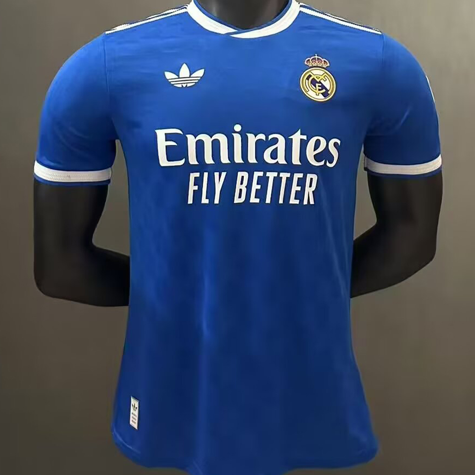 2025/26 Real Madrid Tercera Blue Versión Jugador