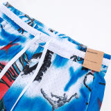 C2503 Jordan Casual Short Pants 素描白