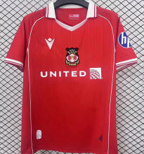 2025/26 Wrexham Home Red Fans Soccer Jersey 雷克瑟姆