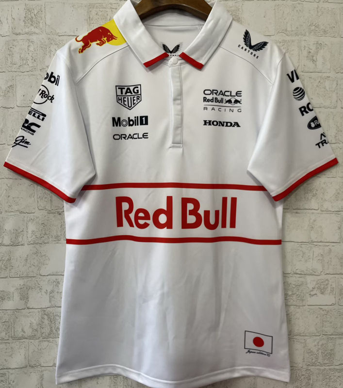 2025/26 Red Bull Racing F1 White Team POLO T-Shirt