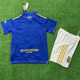2025/26 Real Oviedo Home Blue  Kids Soccer Jersey