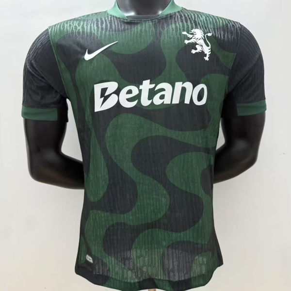 2025/26 Sporting Lisbon Away Player Version Soccer Jersey 里斯本