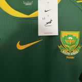 2025/26 South Africa Home Green Rugby Jersey  南非7人