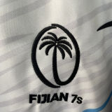 2025/26 Fiji Home White Rugby Jersey 斐济7人