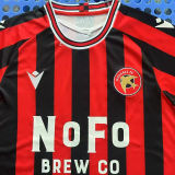 2025/26 Walsall Home Fans Soccer Jersey 沃尔索尔