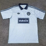 2025/26 AD x oasis Blue Retro Style Fans Soccer Jersey