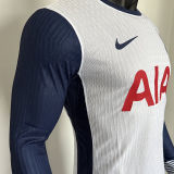 2025/26 TH FC Home White Player Version Long Sleeve Soccer Jersey