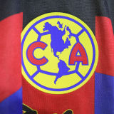 2025/26 Club America Home Player Version Soccer Jersey 背后广告黑色
