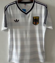 1984 Germany Home White Retro Soccer Jersey