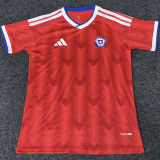 2025/26 Chile Home Red Fans Soccer Jersey