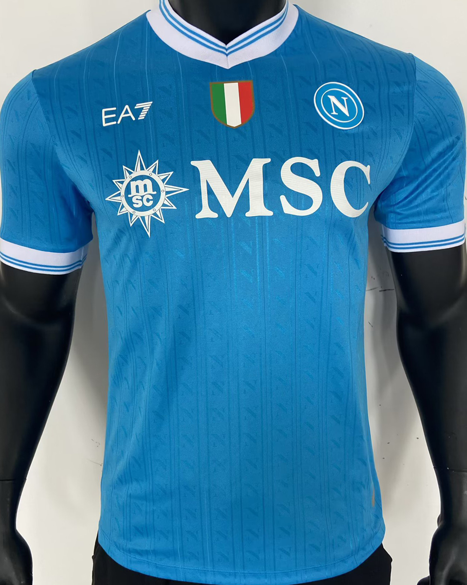 2025/26 Napoli Local Blue Versión Jugador