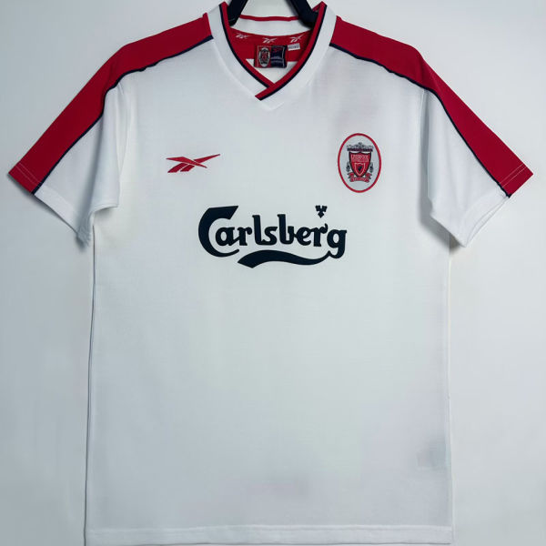 1998/1999 LFC Away White Retro Soccer Jersey