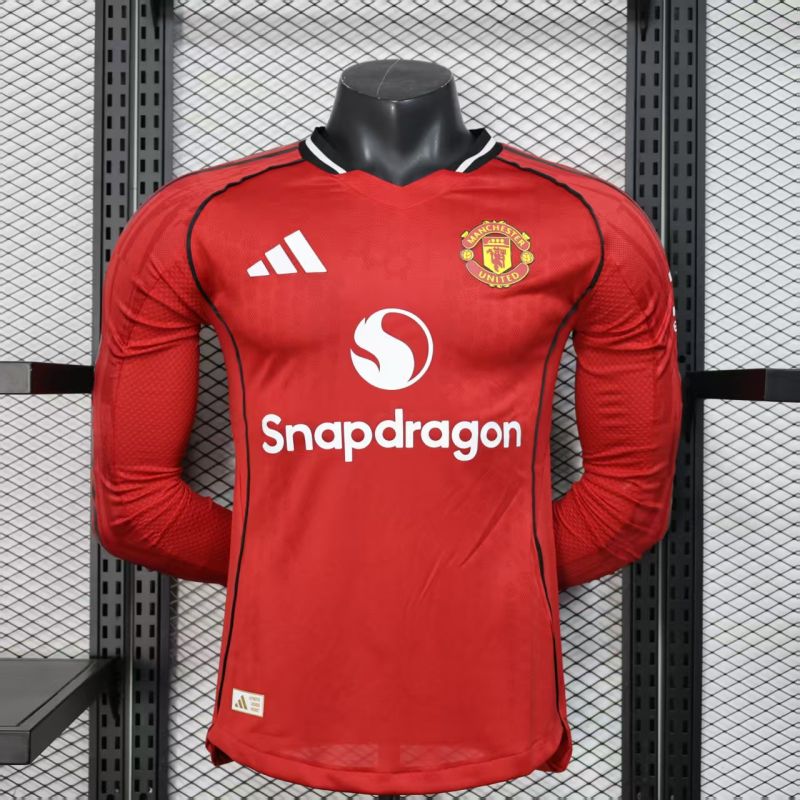 Manchester United Local Versión Jugador 2025/26 (Roja)