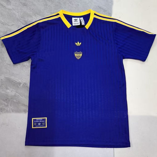 2025/26 Boca Retro Style Blue Fans Soccer Jersey