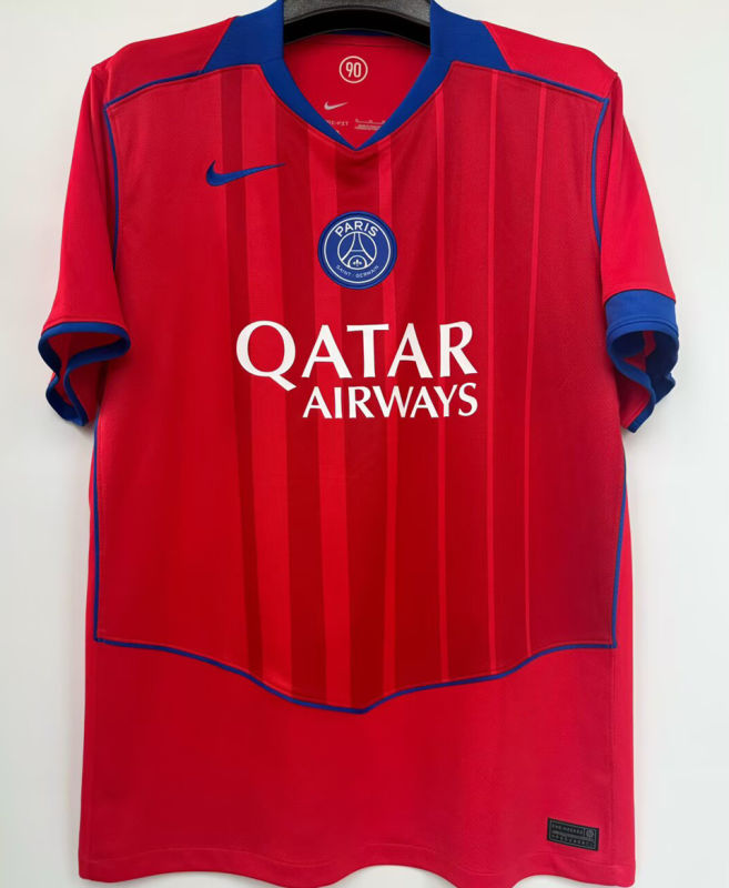 Paris Saint-Germain Tercera Versión Aficionado 2025/26 (Roja)