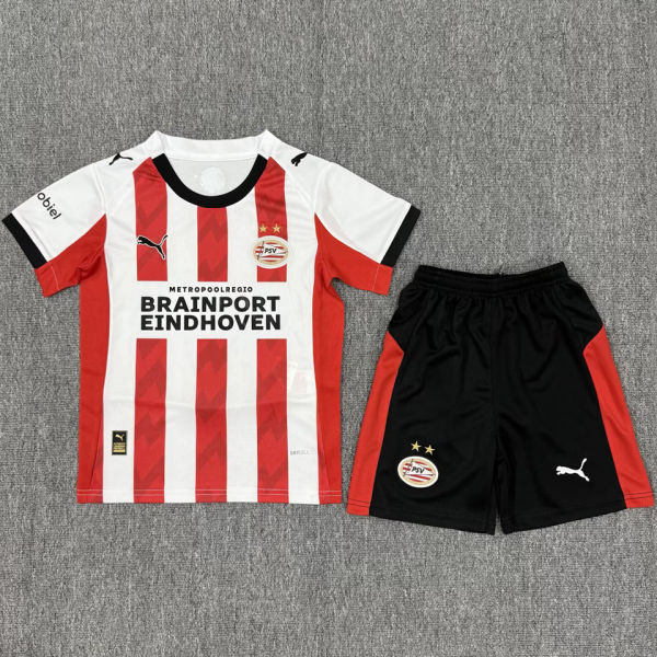 2025/26 PSV Home Kids Soccer Jersey