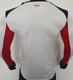 2025/26 AC Milan Away White  Player Version Long Sleeve Soccer Jersey