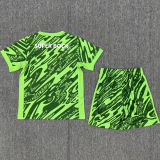 2025/26 Sporting Lisbon GK Green Kids Soccer Jersey 里斯本