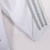 2015/2016 RM White Home Retro Long Sleeve Soccer Jersey