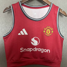 2025/26 M utd Home Women Yoga Vest Jersey 女