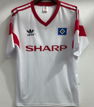 1988 Hamburger Home White Retro Soccer Jersey