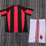 2011/2012 AC Milan Home Retro Kids Soccer Jersey