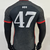 2025/26 Omerta #47 Black Player Version Soccer Jersey