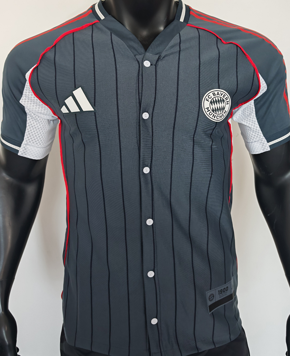 2025/26 Bayern Munich Local Grey Versión Jugador