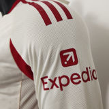 2025/26 LFC Away White Player Version Long Sleeve Jersey