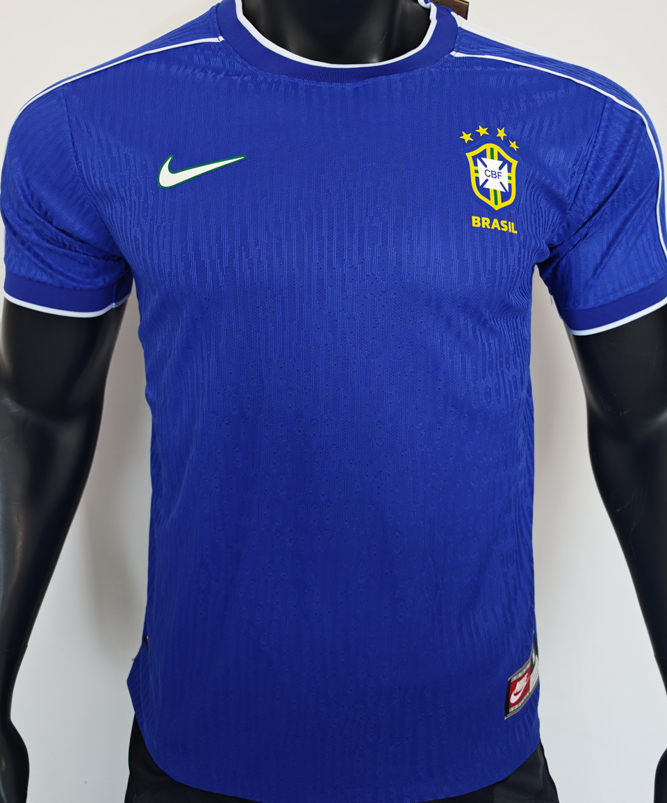 1998 Brasil Visitante Blue Retro