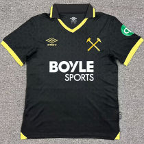 2025/26 West Ham Third Black Fans Soccer Jersey