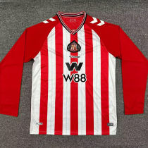 2025/26 Sunderland Home Long Sleeve Soccer Jersey