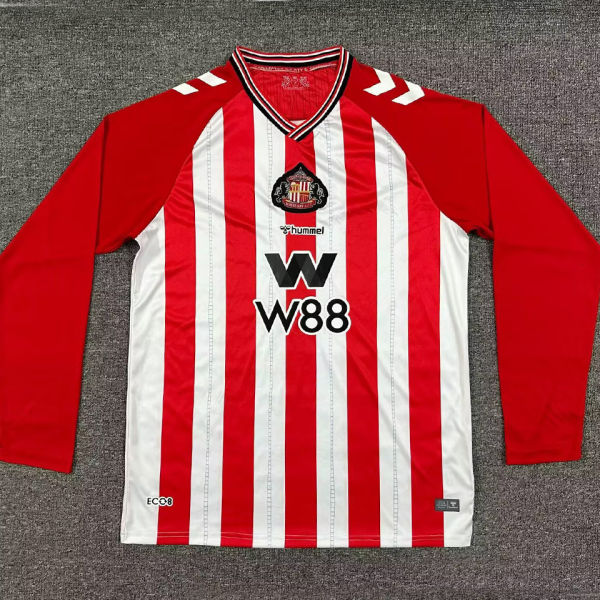 2025/26 Sunderland Home Long Sleeve Soccer Jersey