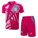 2025/26 Flamengo Rose Red Training Jersey(A Set)