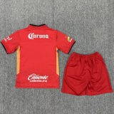 2025/26 Deportivo Toluca Home Red Kids Soccer Jersey 托卢卡