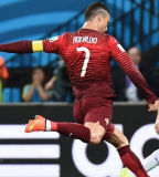 2014 Portugal Home Red Retro Player Version Soccer Jersey 球员版